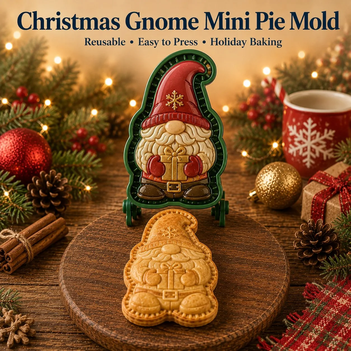 🔥🔥All set boxes Only $5.62 Last Day Promotion!✨ 🎄16-Design Christmas Mini Pie Mold Collection 🥧