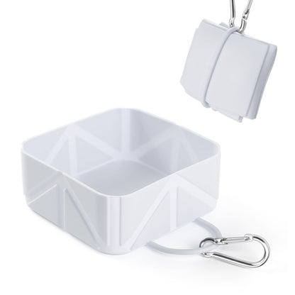 Portable Collapsible Pet Travel Bowl with Carabiner