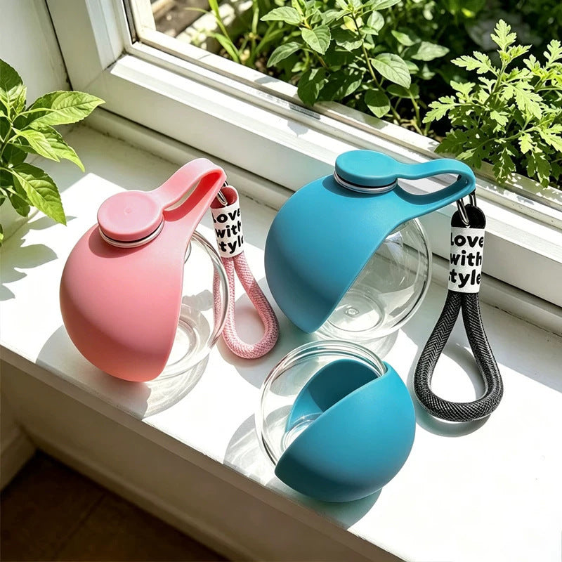 Portable Pet Water Bottle with Carry Handle