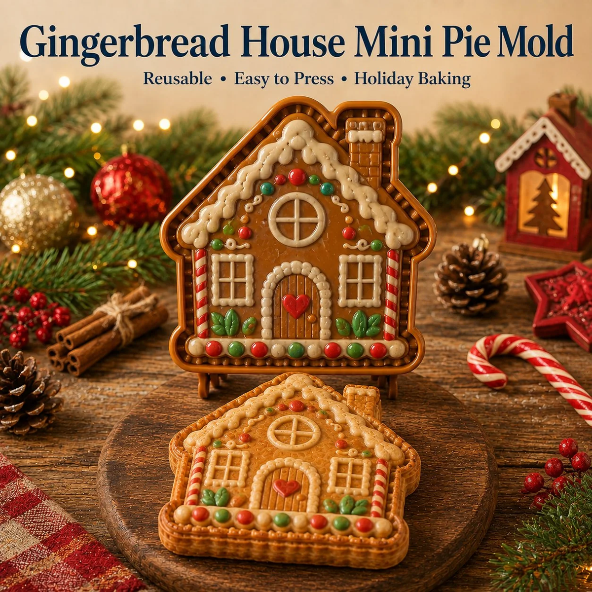 🔥🔥All set boxes Only $5.62 Last Day Promotion!✨ 🎄16-Design Christmas Mini Pie Mold Collection 🥧