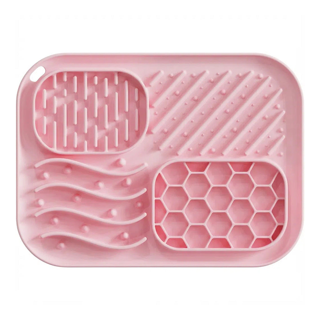 Multi-Texture Slow Feeder & Lick Mat for Dogs & Cats