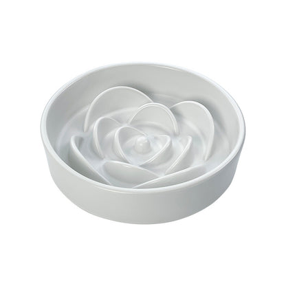 Flower Slow Feeder Bowl for Dogs & Cats – Interactive Anti-Gulping Pet Bowl
