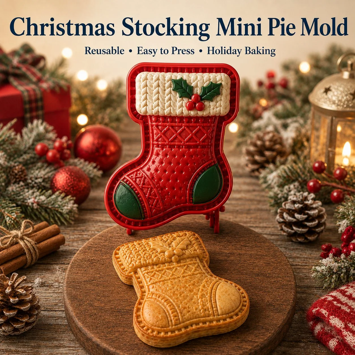 🔥🔥All set boxes Only $5.62 Last Day Promotion!✨ 🎄16-Design Christmas Mini Pie Mold Collection 🥧