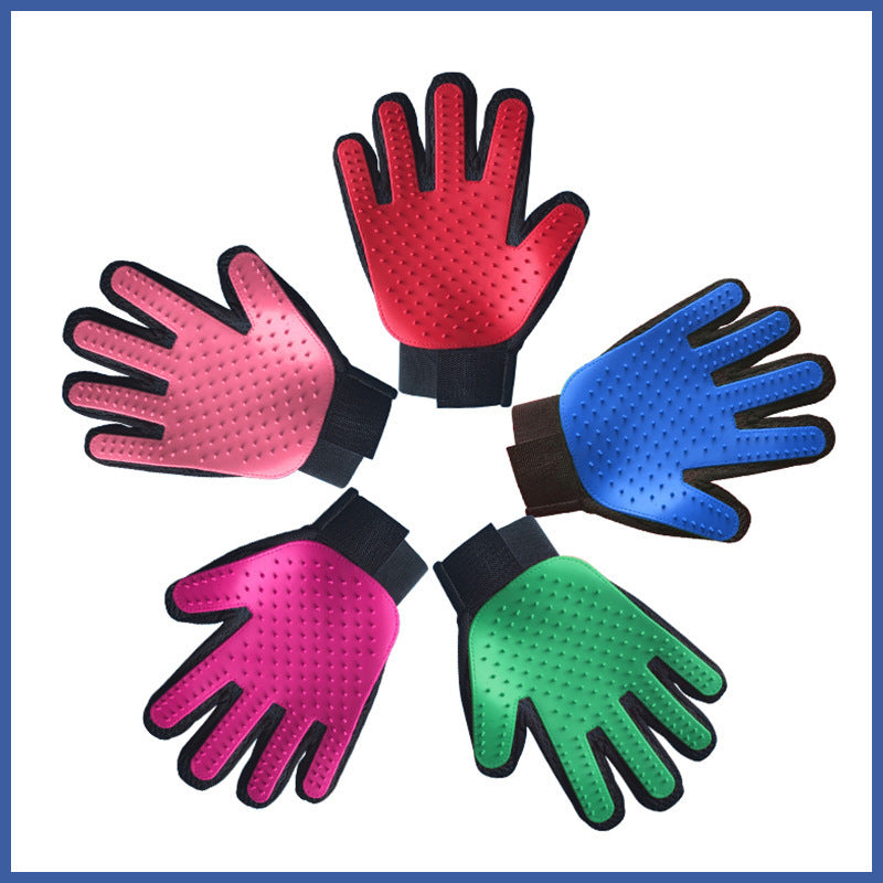 Pet Grooming Glove for Deshedding & Massage