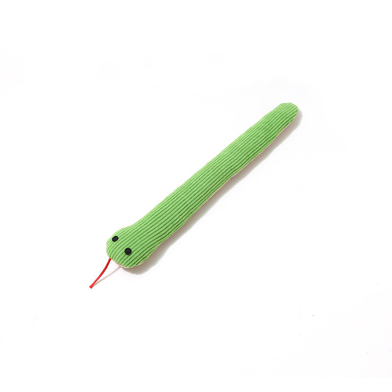 Plush Snake Cat Toy for Interactive Play