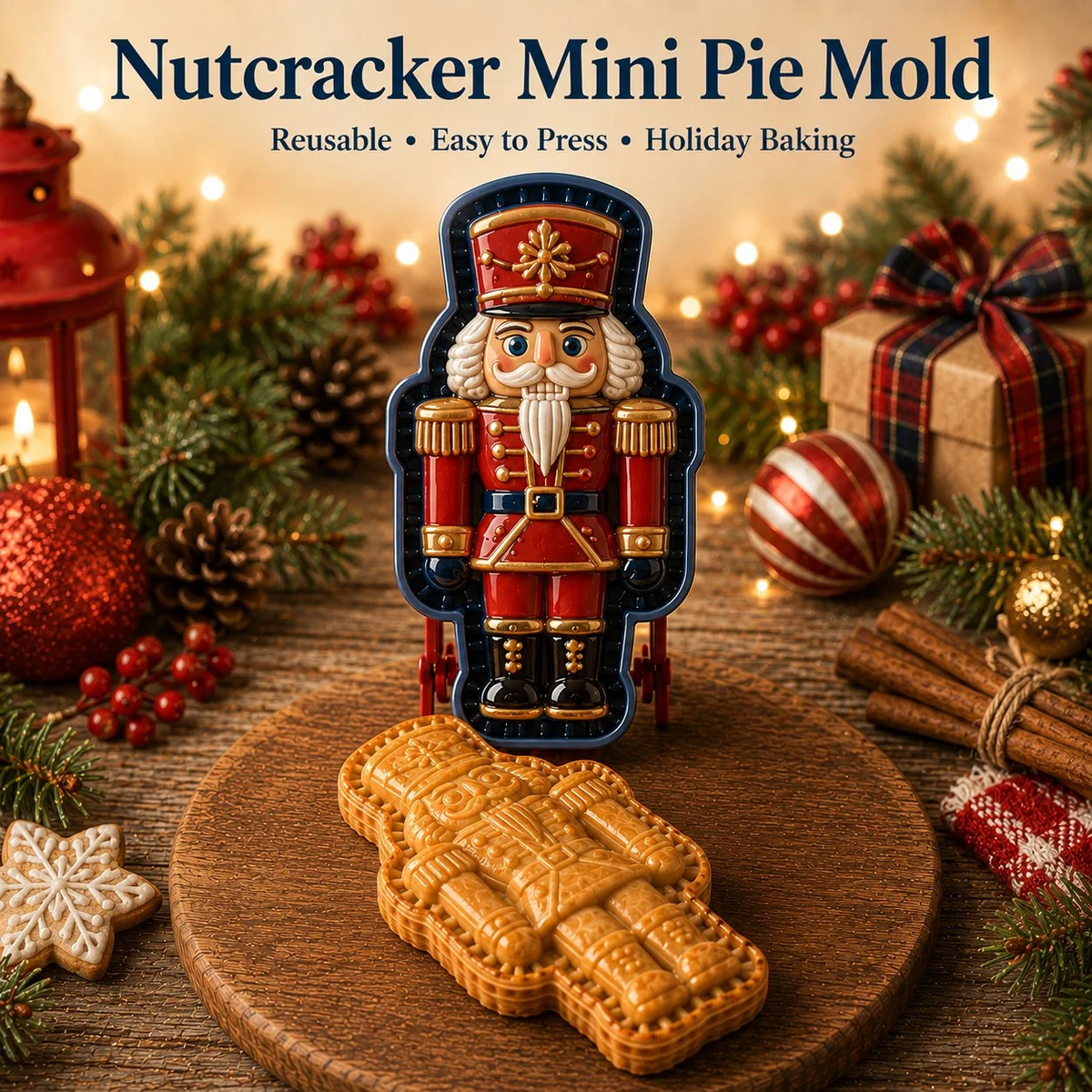 🔥🔥All set boxes Only $5.62 Last Day Promotion!✨ 🎄16-Design Christmas Mini Pie Mold Collection 🥧