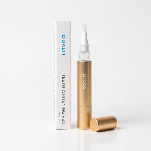 Whiter Teeth in Minutes · ODALIT™ Gold Whitening Pen