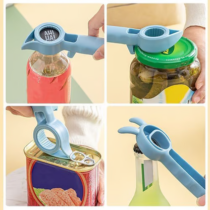 🎁 BUY 1 GET 1 FREE | Multifunction Bottle & Jar Opener – Easy-Grip, Multi-Size Design for Stubborn Lids & Caps ✨