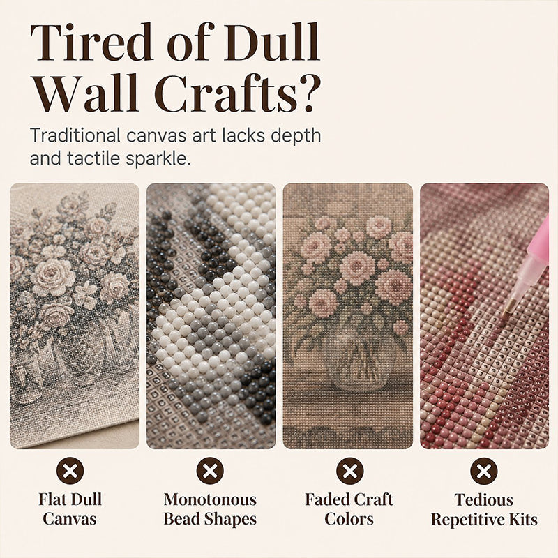 🔥Whispering Room Diamond Art Kit ✨🖼️Mindful Craft for Calm Evenings🌿