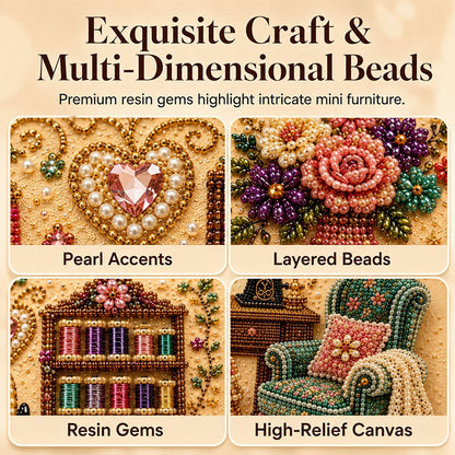 🔥Whispering Room Diamond Art Kit ✨🖼️Mindful Craft for Calm Evenings🌿
