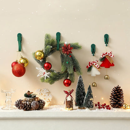 🎁 Buy 2 Get 4 Free 🎄Reusable Christmas Wreath & Garland Hanging Kit