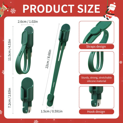 🎁 Buy 2 Get 4 Free 🎄Reusable Christmas Wreath & Garland Hanging Kit